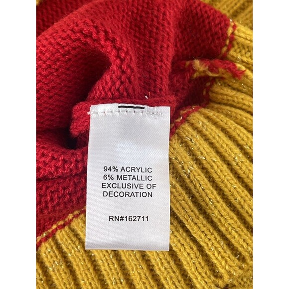 Margaux & Lexi Girls Red Combo Dog Pullover Holiday Sweater Sz L 14 New - Picture 6 of 7